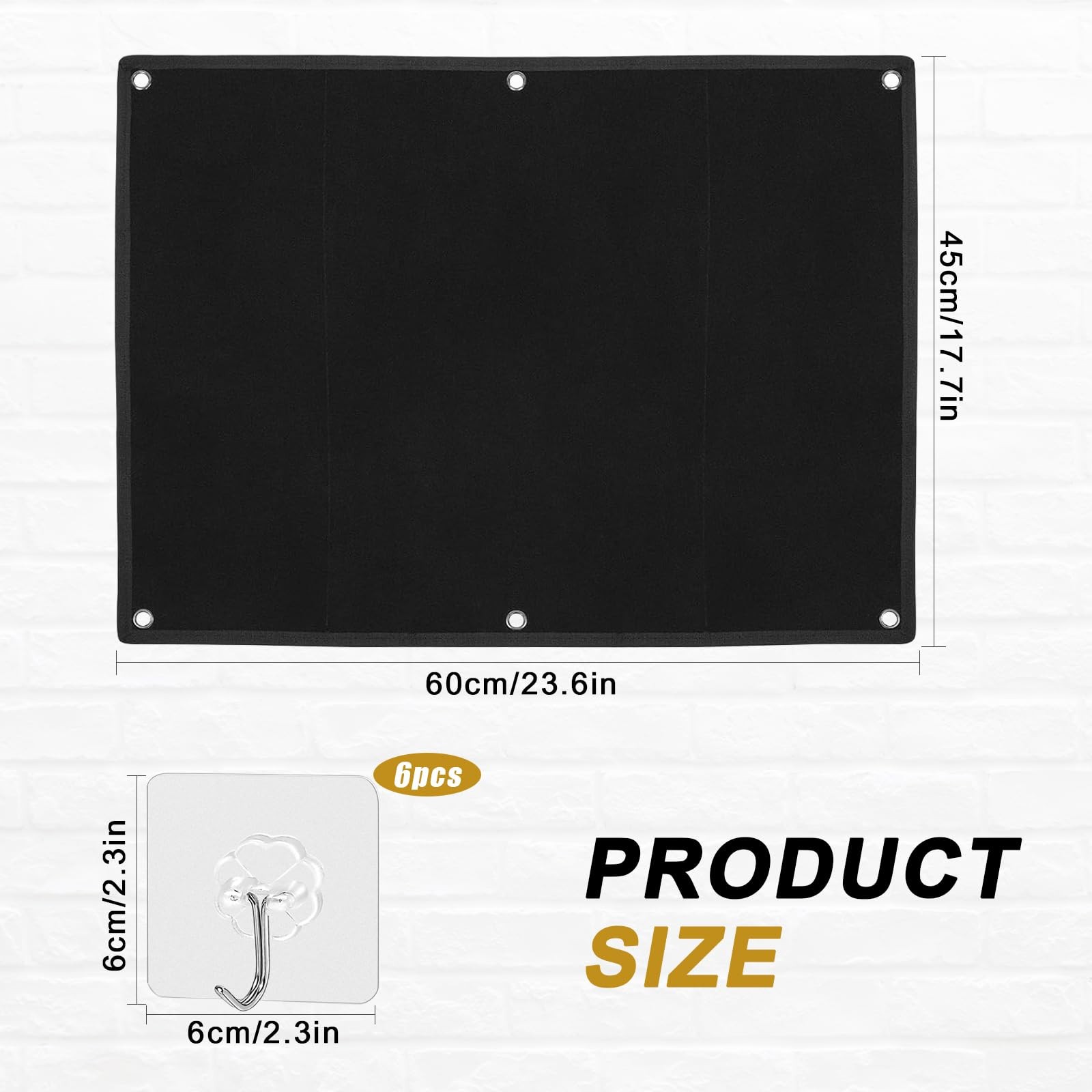Tableau tactique porte-patchs pliable avec œillets de fixation murale - 2