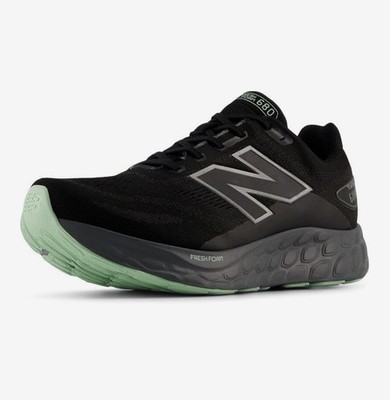 New Balance Men's Fresh Foam 680 V8 Waterproof Running Shoe Size 8.5 Black/green