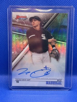 Nick Madrigal 2018 Bowman's Best #B18-NM Best of 2018 Auto Refractor White Sox