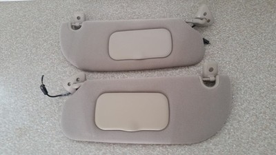 06-07 Mercury Grand Marquis Front Left & Right Single Sun Visor w/ Illumination