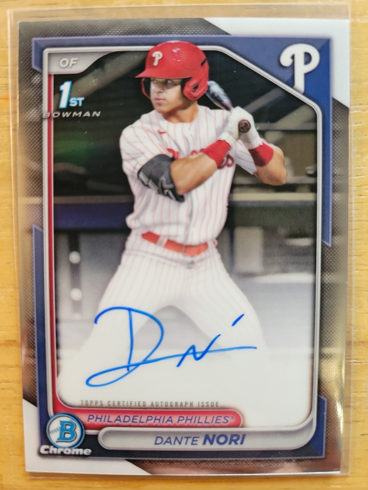 2024 Bowman Chrome Dante Nori 1st Bowman Autograph #CPA-DN Phillies. C