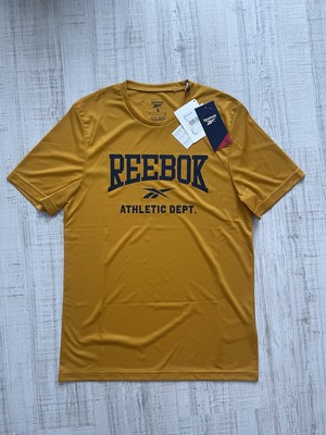 Reebok Athletic Department Fitness Sport T-Shirt Gold Gr. S