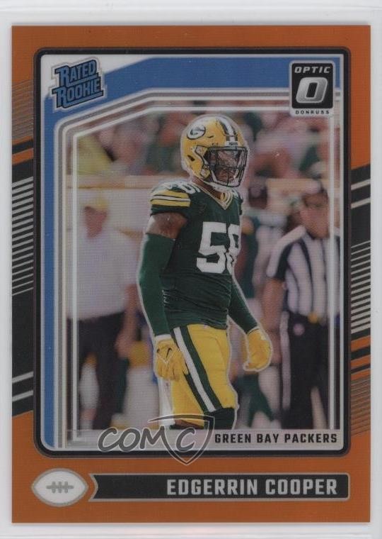 2024 Panini Donruss Optic Rated Orange Prizm /249 Edgerrin Cooper #231 Rookie RC