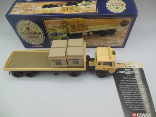 Corgi 22503 Bedford TK Articulated Platform Trailer & Crates Guinness 1:50 Scale - Picture 3 of 12