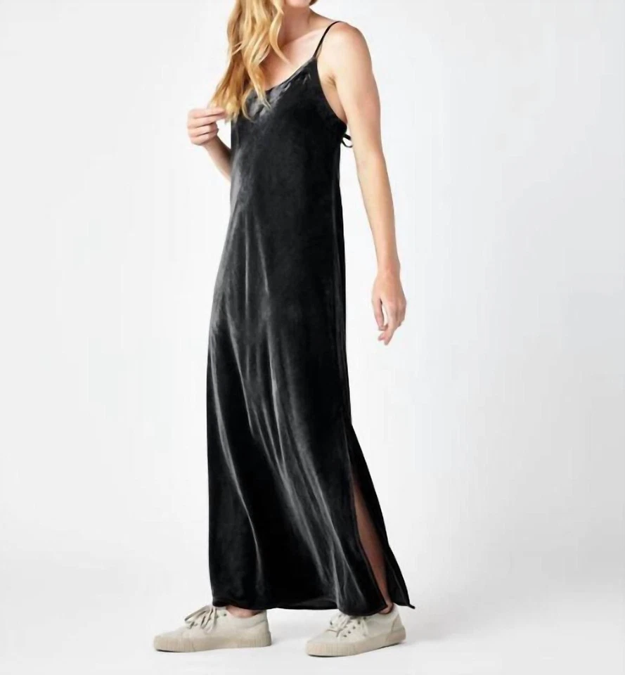 Maxi Vestido Espléndido Terciopelo Brisa Sin Mangas Talla S Foto 2 de 4