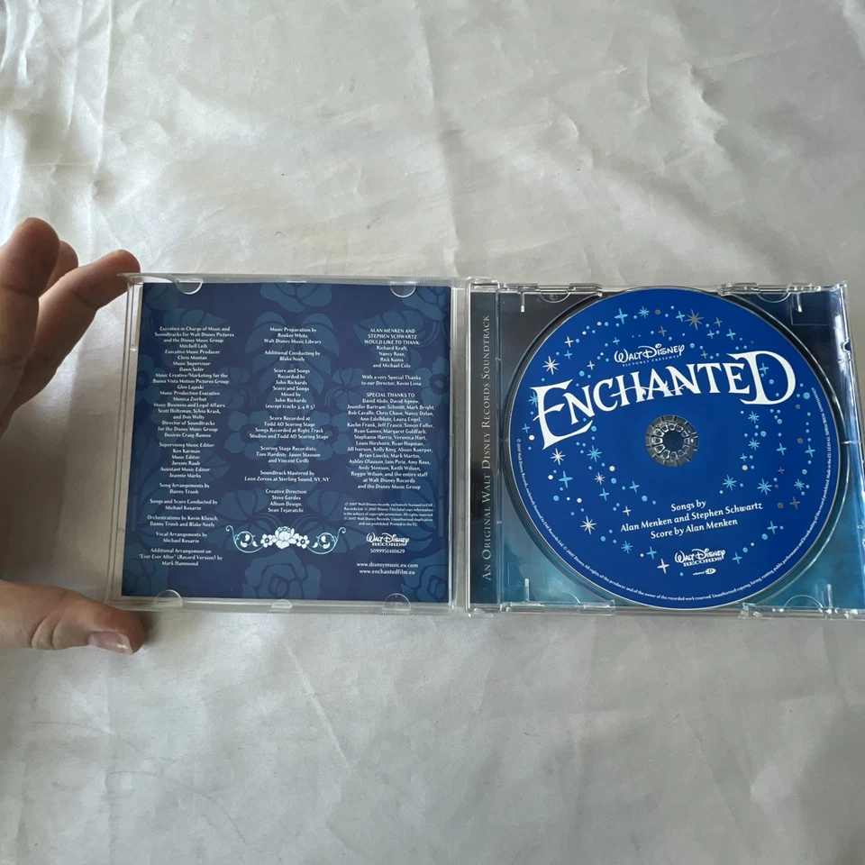 Disney Enchanted CD Саундтрек Редкий 00s Музыкальный Альбом Фильм Товары Великобритания 2007 - Изображение 4 из 4