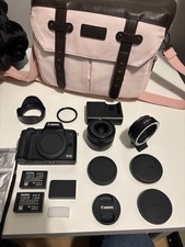 Cannon EOS M50 Mark II Camera with Lens and Accessories Excellent Condition