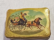 SCATOLA LATTA VINTAGE BISCOTTI HELLER VIENNA, Anni 50/60