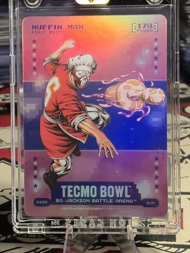 Bo Jackson Battle Arena Tecmo Bowl Muffin Man Baker Mayfield Gum Foil #BG30