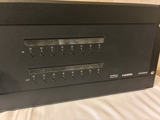 Crestron DM-MD8X8 W/ DMC-4K-HD DSP  DMCO-44 Outputs
