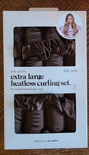 kitsch heatless extra large curling set Chocolate