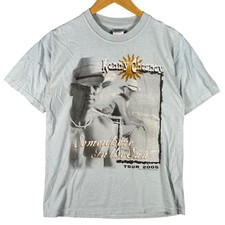 Kenny Chesney Somewhere In The Sun Tour 2005 T Shirt Mens Medium Light Blue