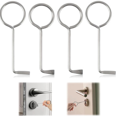 4-piece universal set of lever tumbler keys, stainless steel professional lock p