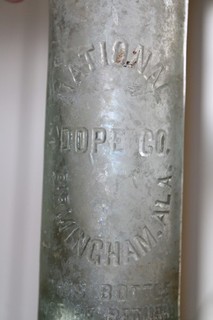 National Dope Co. Hutch Hutchinson Bottle Birmingham Alabama Ala AL