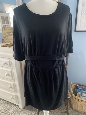 black short maternity dress Suzie Maternity Dress Short Black