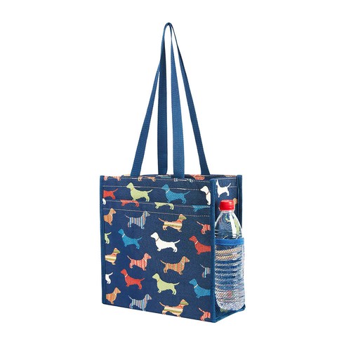 Signare Tapestry Shopping Bag For Woman in Dachshund Dog Design - Bild 1 von 6