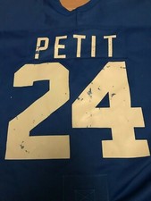 1989-90 QUEBEC NORDIQUES Worn NHL Practice Jersey MICHEL PETIT + Socks