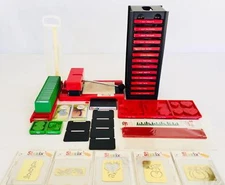 HUGE Sizzix Lot Die Cutting Embossing Machine Converter Tower 68 Dies Alphabet