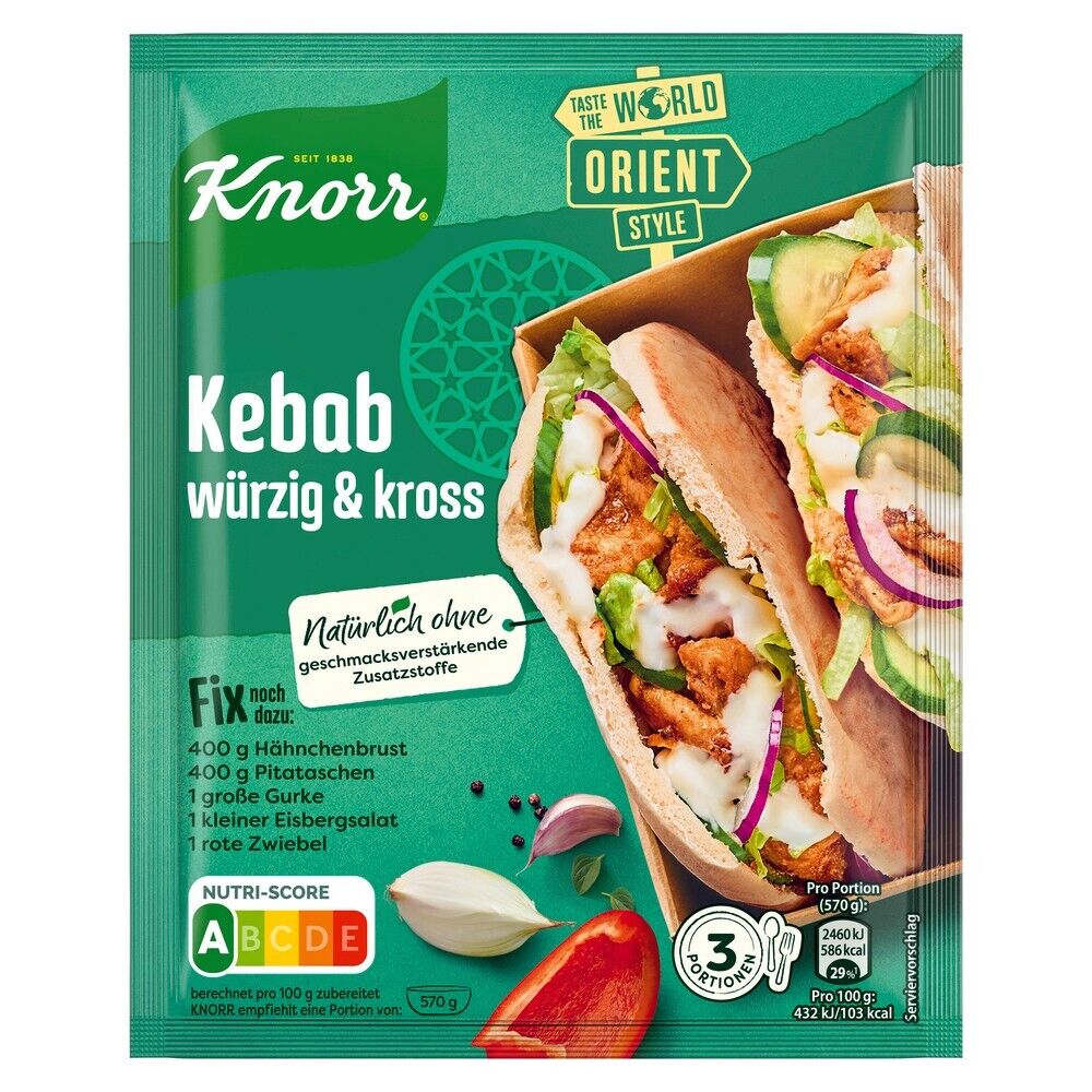 Knorr Fix Kebab 30 g Beutel