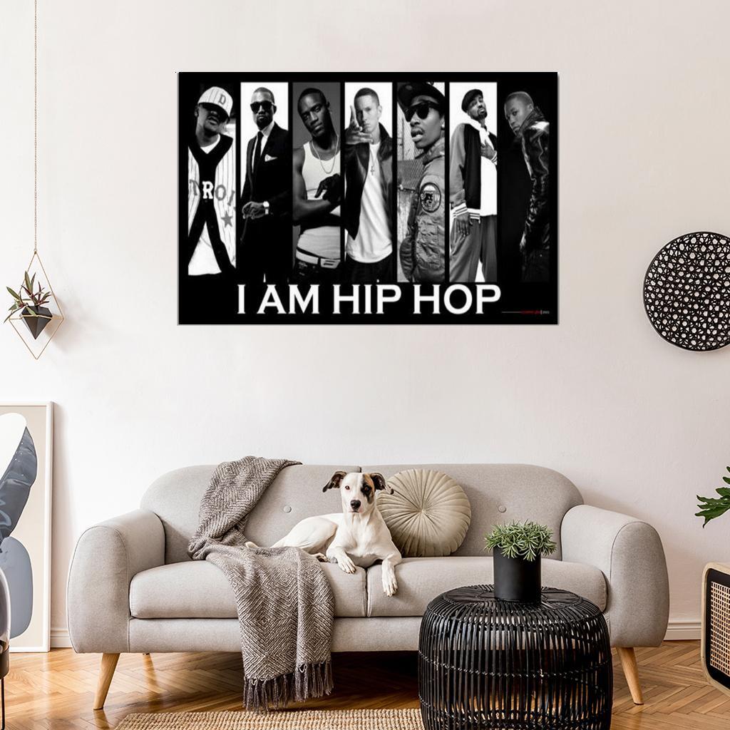 60639 I Am Hip Hop Super Rap Music Stars Wall Decor Print Poster