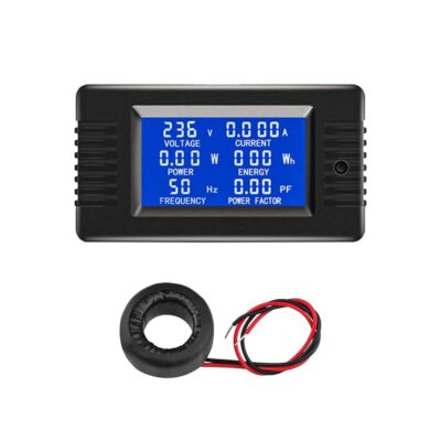 AC Digital Multimeter Amperemeter Voltmeter 80-260V Stromwandler LCD-Anzeige DHL