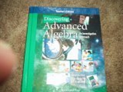 Discovering Advanced Algebra : An Investigative Approach Hardcove