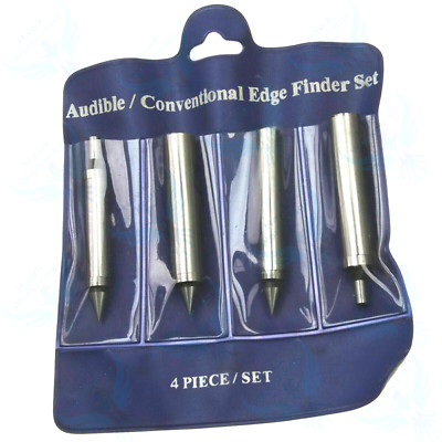 Edge Finder and Center Finders Set 4 Pcs Double End & Single End CNC Milling USA