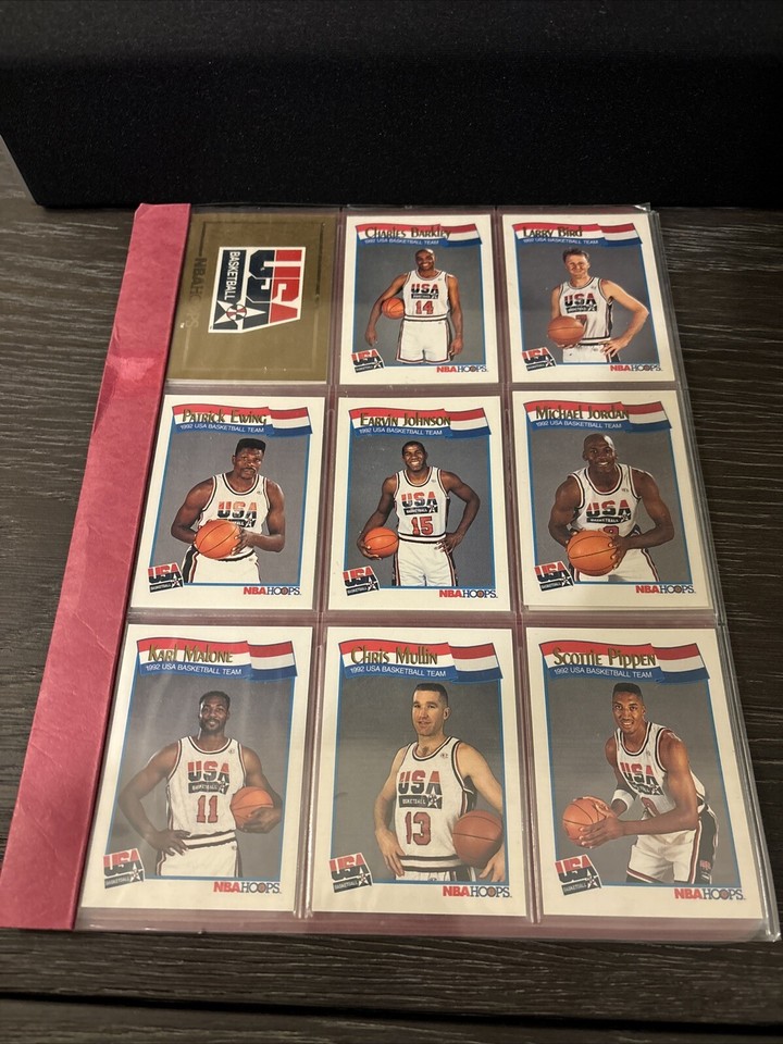 1992-nba-hoops-usa-basketball-dream-team-complete-set-15-cards-ebay