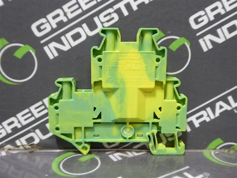 NEW Box of 50 Phoenix Contact UTTB 4-PE Ground Modular Terminal Blocks 3044759 - Image 2 of 4