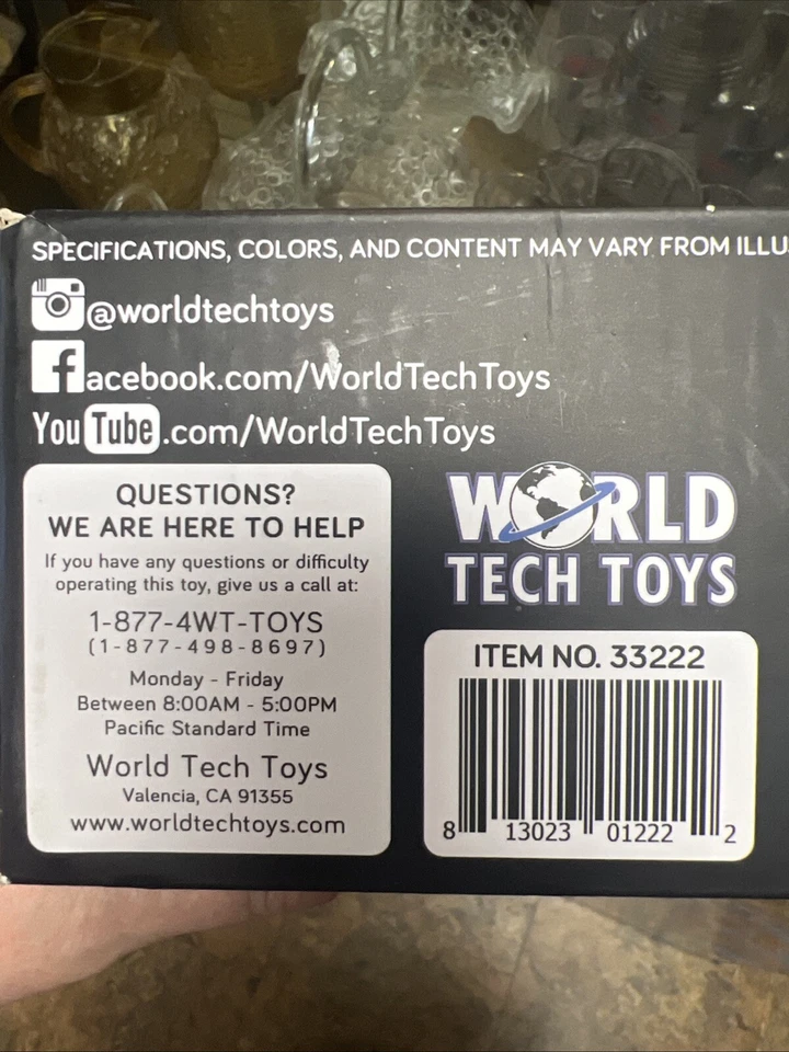 World Tech Toys Elite Goblin 2.4GHz 4.5CH 25 MPH RC Racing Quadcopter Drone BLUE - Image 4 of 4