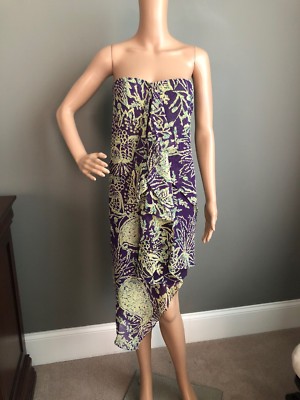 summer birthday plus size white party dress One-Shoulder Cutout Asymmetrical Dress with Embroidered Tulle Sleeve EU44 / Apricot (As seen on the photo)