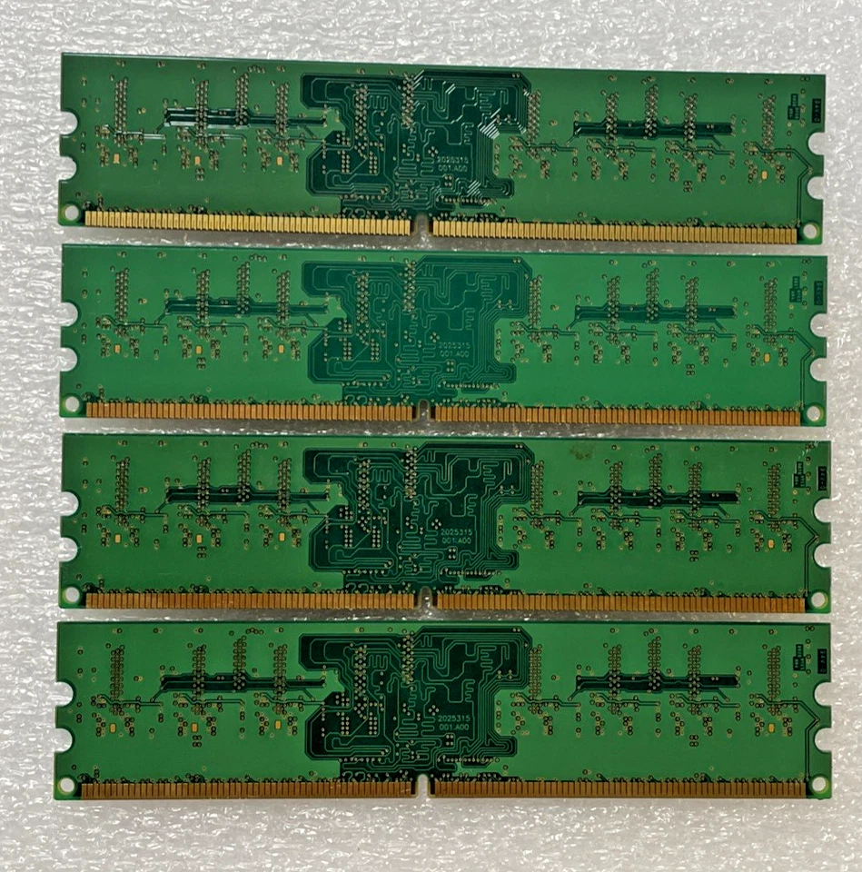 4GB ELPIDA  EBE10UE8ACWA-8G-E  1GB 1RX8 PC2-6400U-666 12-D0 - Image 3 of 3