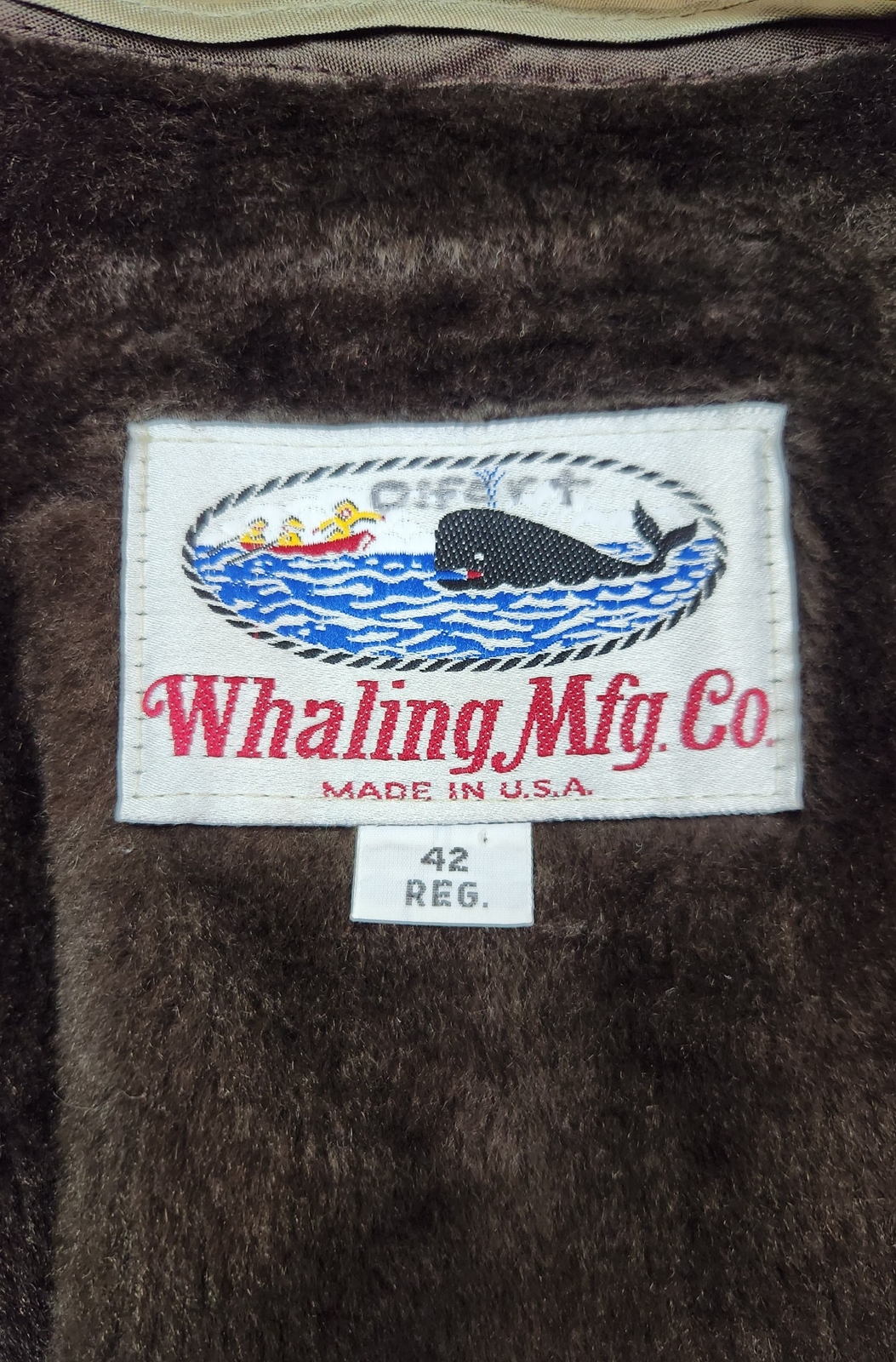 WHALING Mfg. Co. Mens Poly Cotton Blend Trench Over Coat w/ Zip-Out Liner 42 R