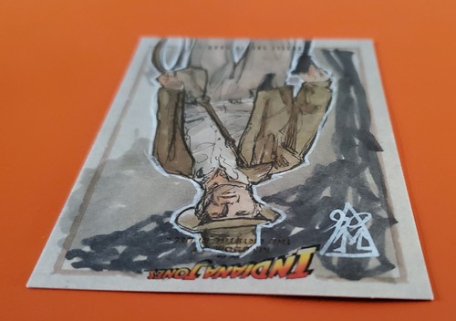 2008 sketch card art INDIANA JONES crystal skull kingdom JOHN WATKINS-CHOW topps - Picture 4 of 6