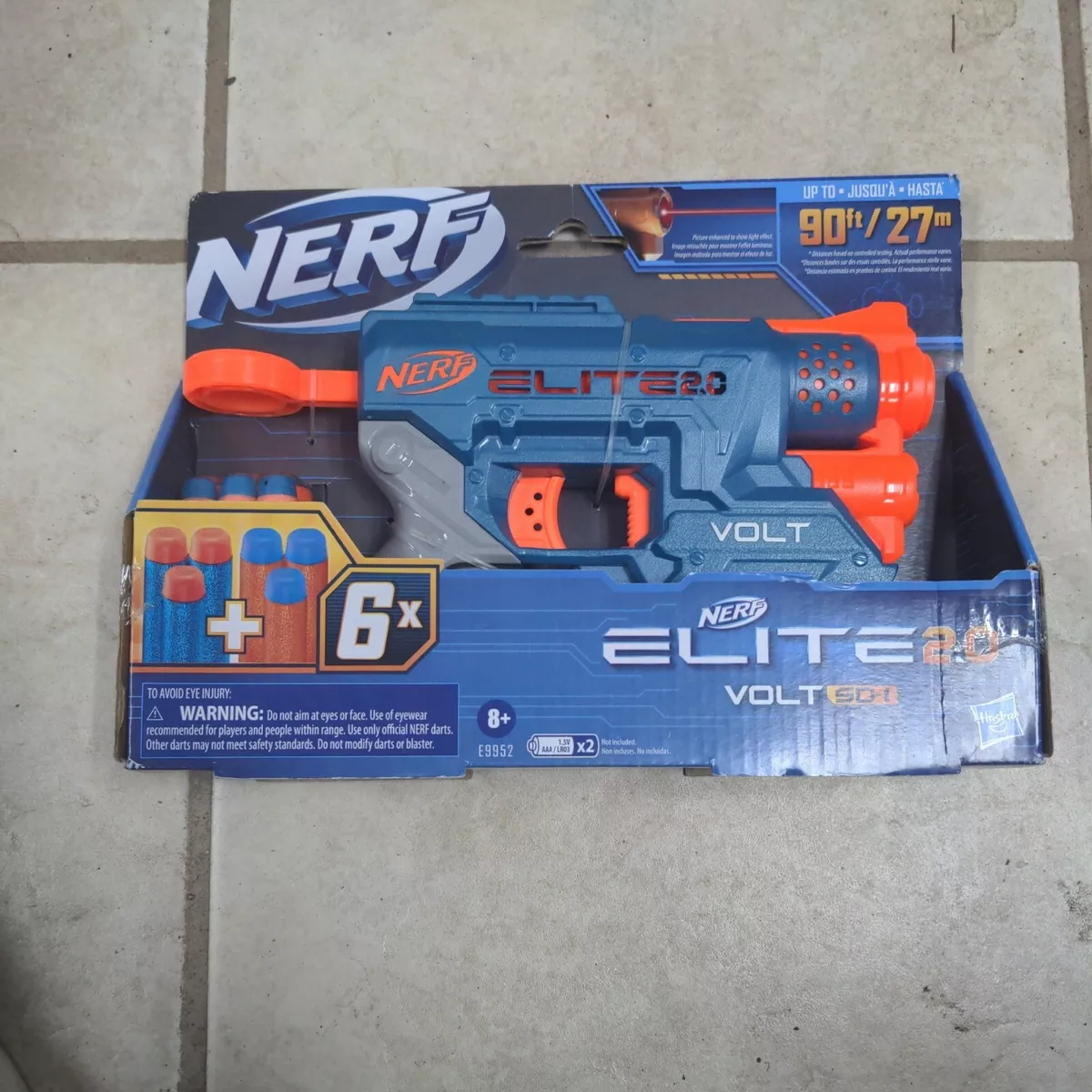 Nerf Elite 2.0 Volt SD-1, Includes 6 Official Nerf Elite Darts