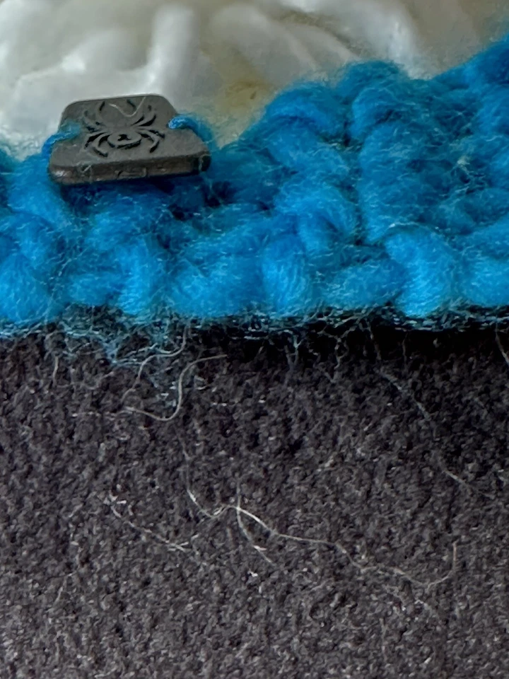 Spyder Tejido Bloque de Color PomPom Talla Única Invierno Sombrero Nieve Esquí Tejido Pastel Cálido Foto 4 de 4