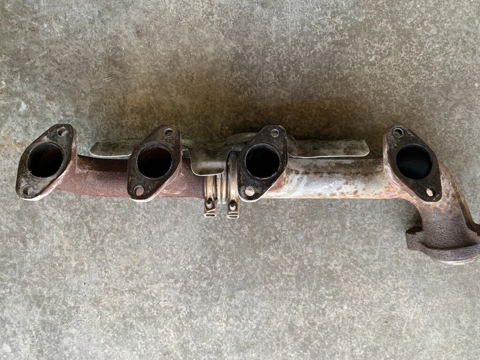 Par colector de escape lado izquierdo derecho mercedes-benz sl r107 380sl Foto 4 de 4