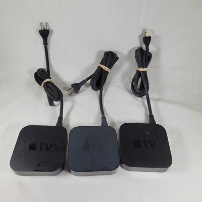 3x Apple TV 3rd Gen HD Media Streaming Box A1469 MD199LL/A - (Box Only)