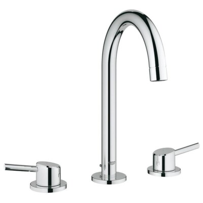 Grohe 2021700A Concetto 1.2 GPM Widespread Bathroom Faucet - Starlight Chrome