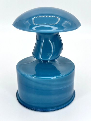 Viking Georgia Blue Mushroom Set on a Font by Mosser (Set of 3) Limited Ed of 18 - Picture 4 of 10