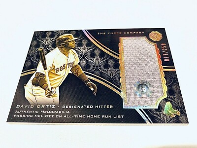 David Ortiz 2016 Topps The Mint Baseball Iconic Jersey HG Auth.Memorabilia #/250