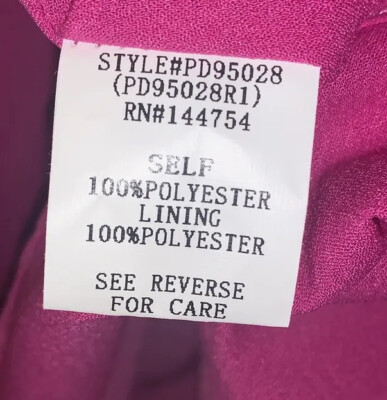 Davi & Dani Short SleeveLined Pink/Purple Dress- Size 3XL W