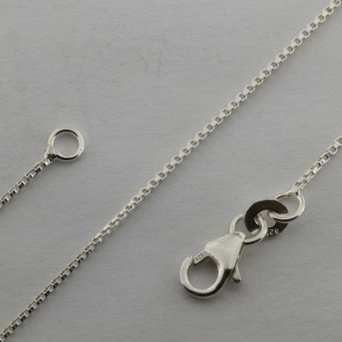 52 cm, 1.0mm solid 925 STERLING SILVER 