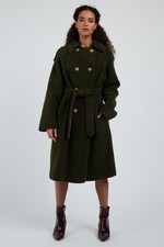 Louche Laurent Borg Coat Green (1)