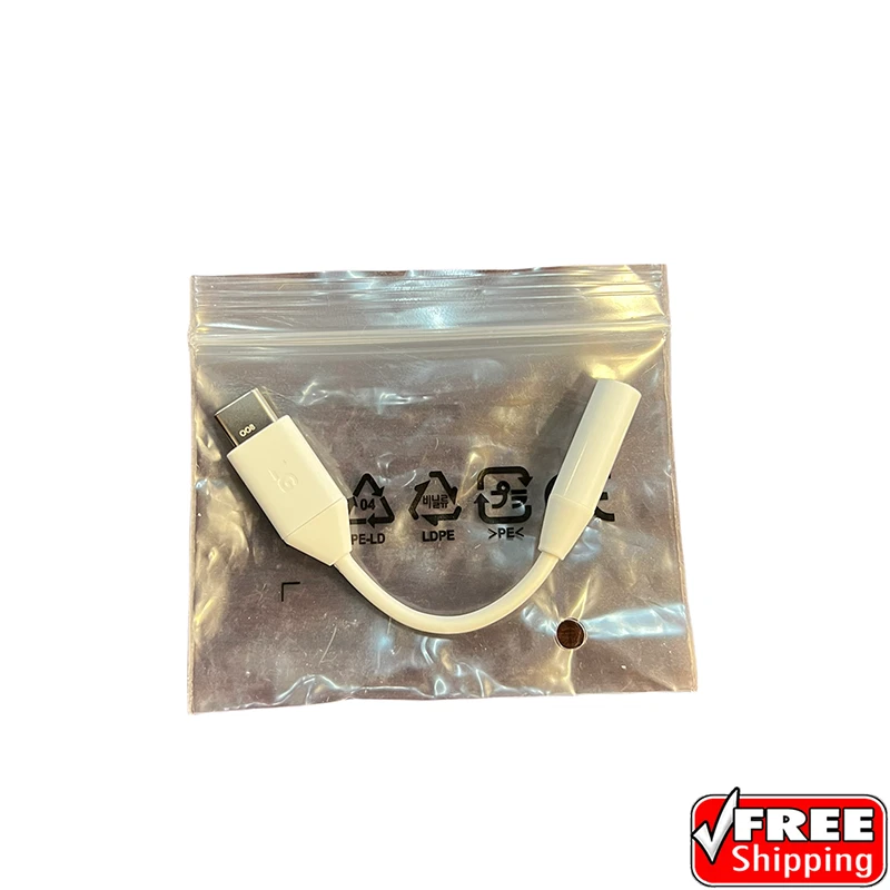 OEM LG USB-C to AUX 3.5mm Headphone Audio Adapter LG G6 G7 G8 G8X V20 V40 - Image 3 of 3