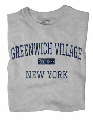 Greenwich Village New York NY T-Shirt New York City EST