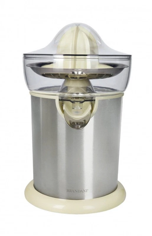 Spremiagrumi Elettrico 0,6 L Brandani 1950 Crema 51950 ABS/Inox 130 W, fotografia 5 di 7