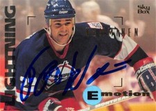 Teppo Numminen autographed Hockey Card (Winnipeg Jets) 1995 Skybox Emotion #195
