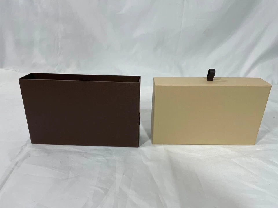 Louis Vuitton Caja de Regalo Vacía Almacenamiento Cajón Deslizante Mediano 8.5" x 5.5" x 1.8" Foto 3 de 4