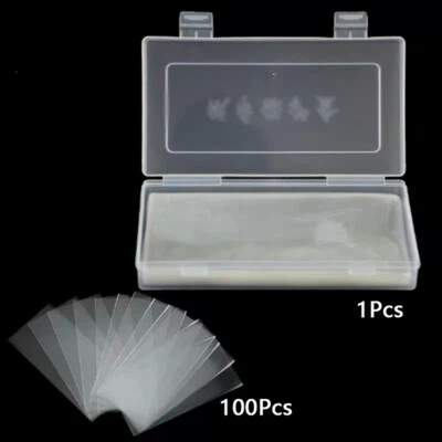 100Pcs Paper Money Stamps Sleeves Clear Banknote Collection Protect Storage Bags